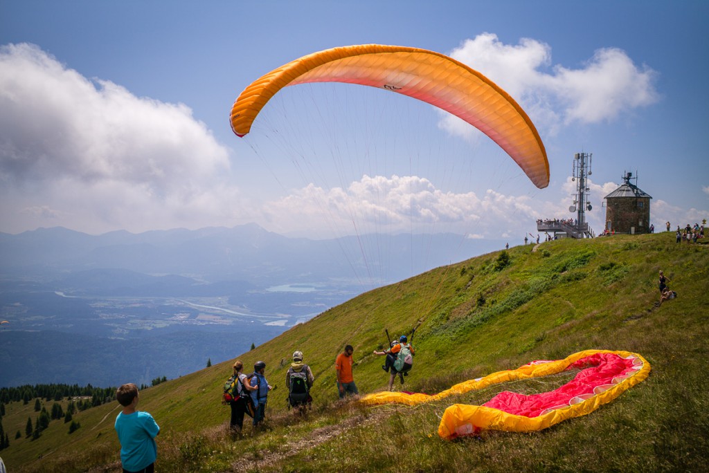 Paraglider am Gerlitzen