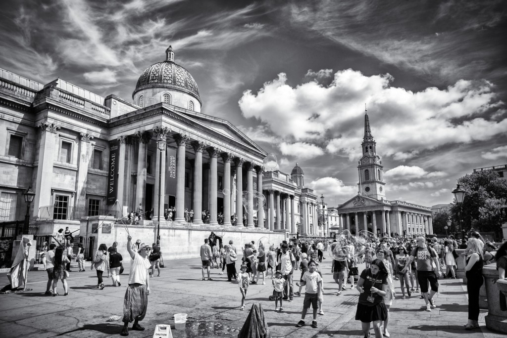 Trafalgar Square, Leica M mit 21mm Super-Elmar asph. bei f/3.4 1/2000sec ISO 200