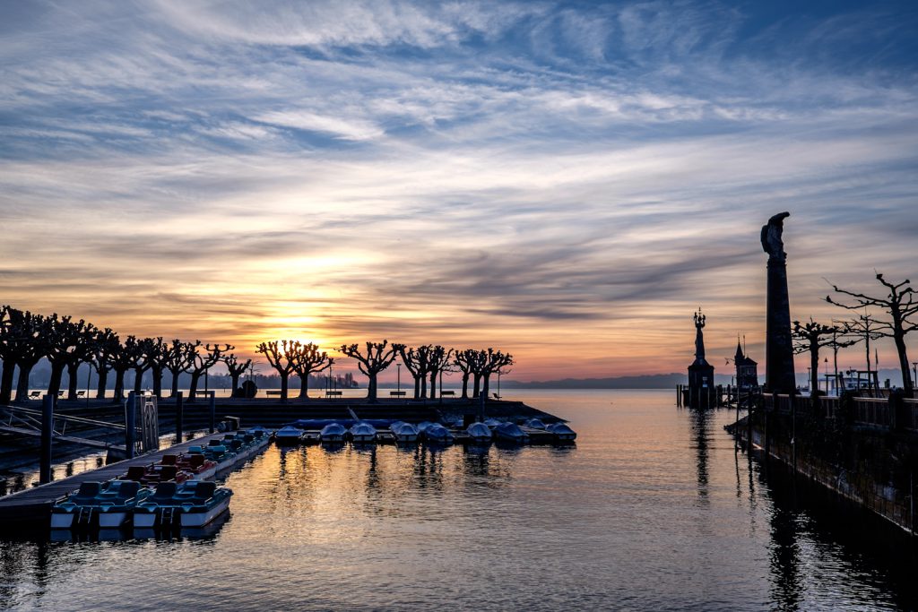 Hafen Konstanz am MORGEN