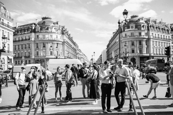 Leica M4 mit 35er Summilux, Kodak TMax 400  Orange Filter