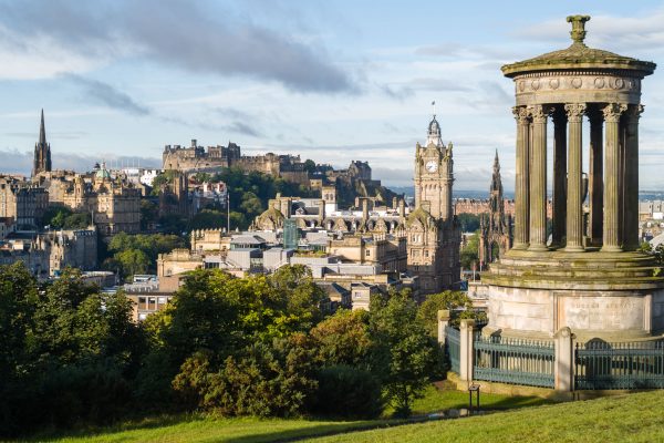 Edinburgh, der klassische Blick von Calton Hill. Leica M10 mit 50mm Summilux