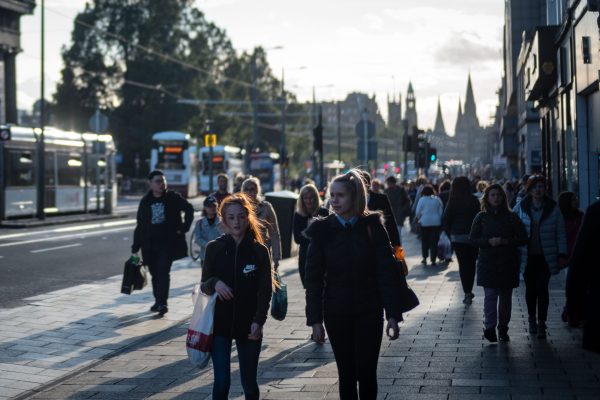 Shopping an der Princes Street