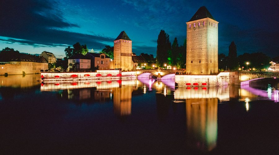 Les Ponts Couverts, Langzeitbelichtung mit Kodak Portra