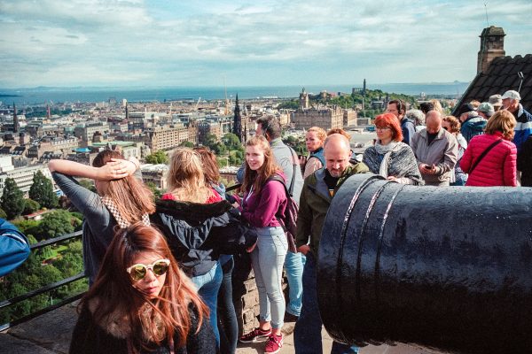 An der Mündung der „Mons Meg“. Leica M6 mit 35mm Summilux, Kodak Portra 160