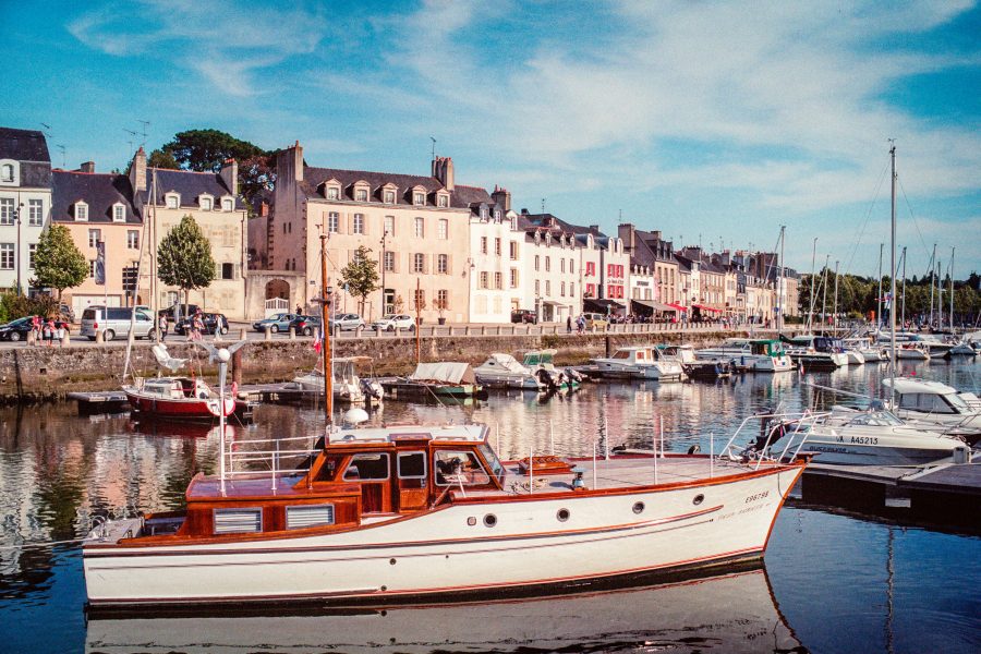 Hafen von Vannes, Kodak Portra