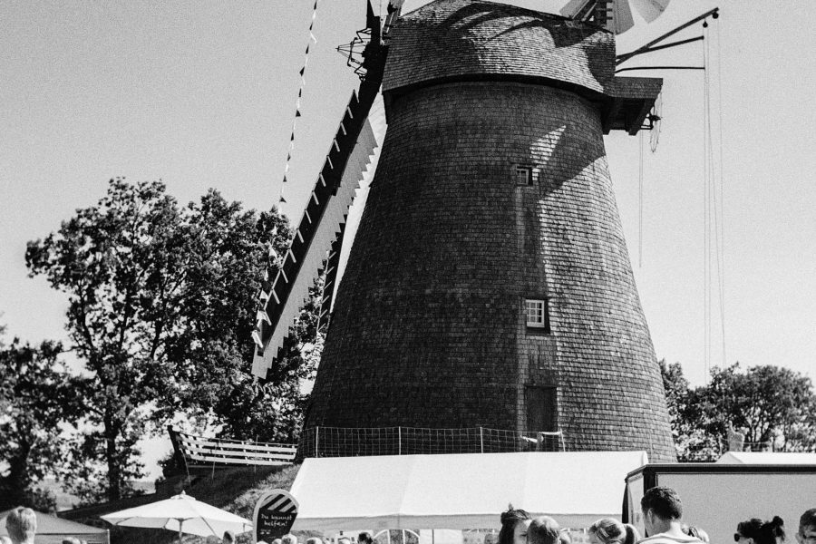 Windmühlen-Fest in Exter, Leica IIIf mit 3,5cm Summaron, Orange-Filter