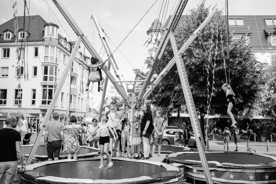 Leineweberfest, Leica IIIf mit 3,5cm Summaron, Orange-Filter