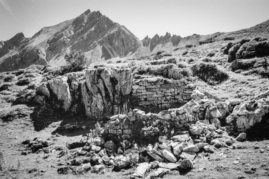 Ruine unterhalb der Novaspitze