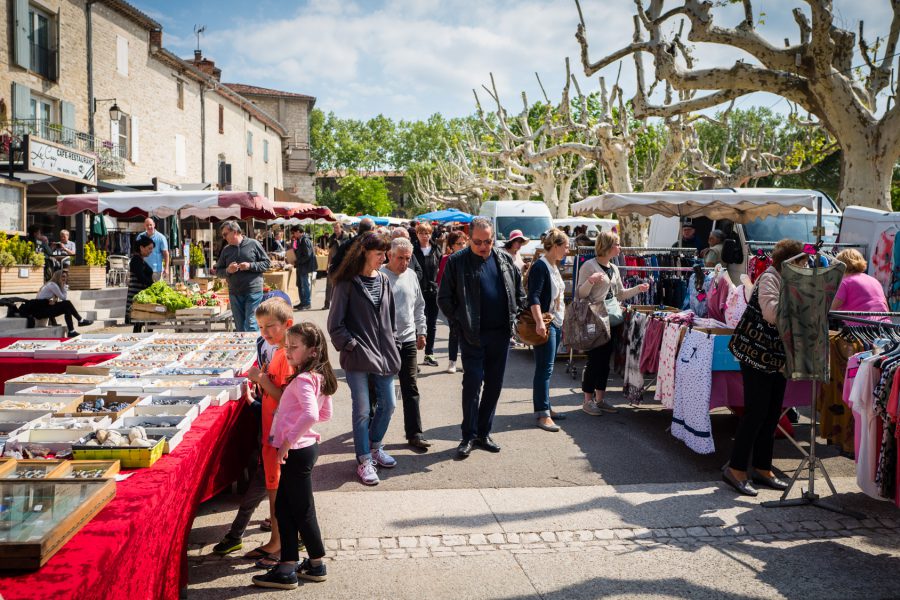 Markt in Barjac