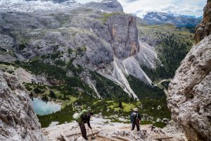 Dolomiten. Ein steiler Abstieg. Leica M10 mit 28mm Elmarit