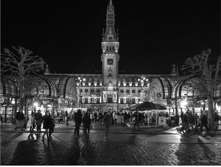 Hamburg Rathaus Weihnahten 2019