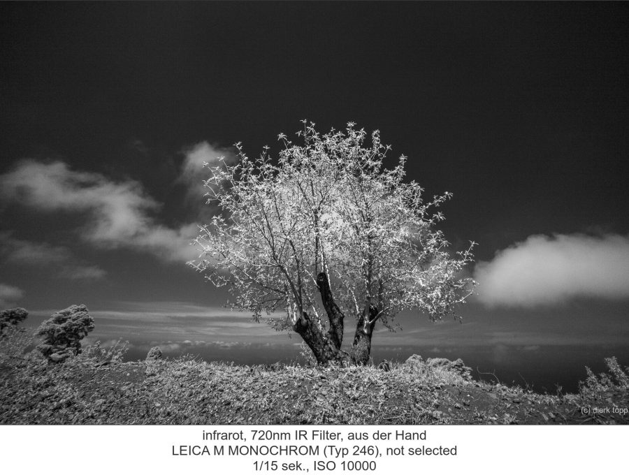 infrarot, 720nm IR Filter, aus der Hand