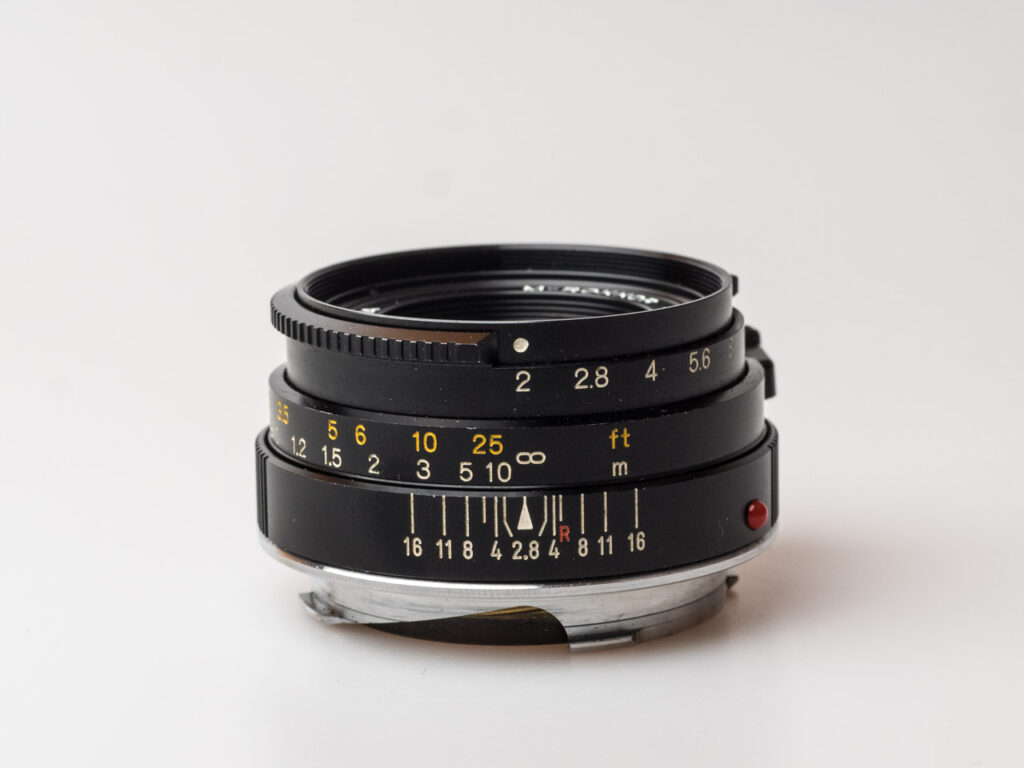 Produktfoto für M-Files-Navigator zeigt Minolta M-Rokkor 40mm 1:2