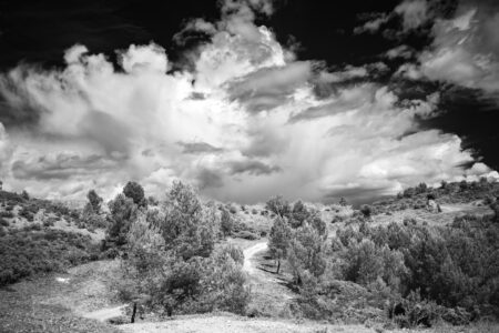 Durch die Alpilles, Wolkenstruktur. Leica M10-M mit 35mm Ultron bei f/2.8  1/125s  ISO 1600  Filter RG715
