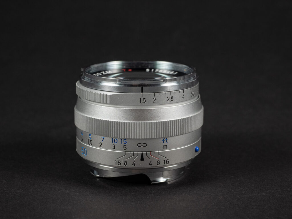 Produktbild zeigt Zeiss C Sonnar 1,5/50 aus der Reihe der Zeiss ZM C-Objektive