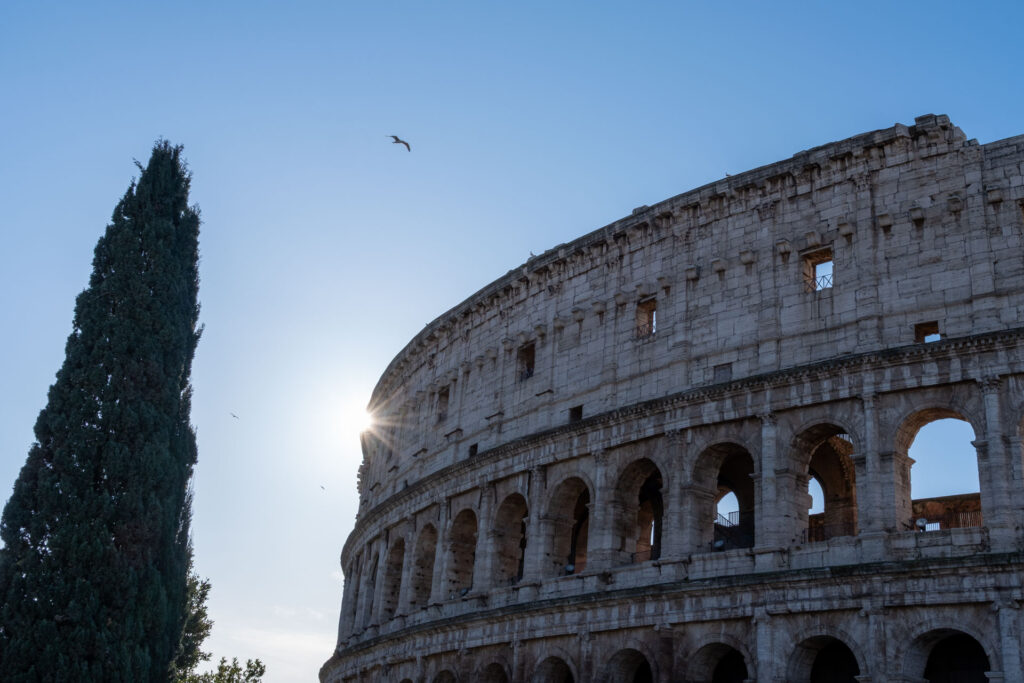 Beispielbild, aufgenommen mit der Fujifilm X-E5 im Februar 2026 in Rom, Italien.